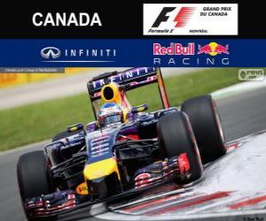 пазл Себастьян Феттель - Red Bull - Гран-при Канады 2014, 3-й классифицируются